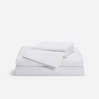 Brooklinen Heathered Cashmere Core Sheet Set against a white background. 