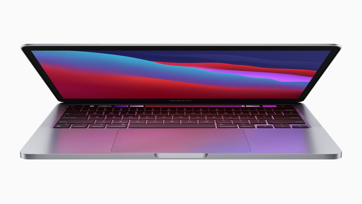 Apple M1 MacBook Pro 13-inch review: image of Apple M1 MacBook Pro 13-inch laptop