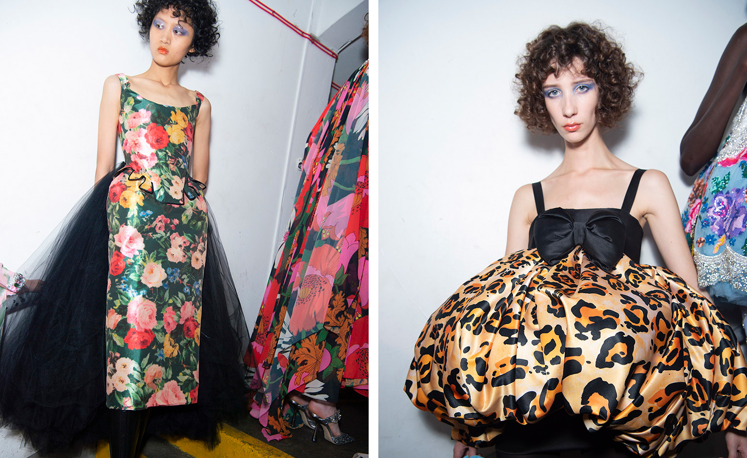 Backstage at Richard Quinn S/S 2020
