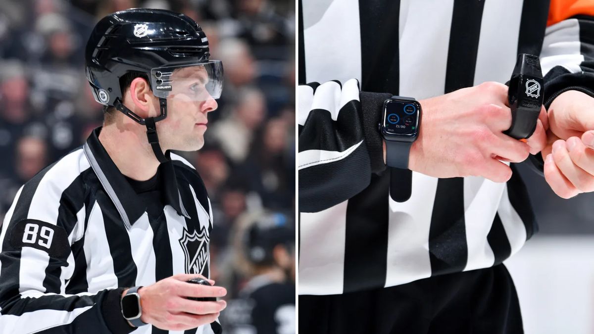 Apple and the NHL are collaborating to use Apple Watches during games to help officials.