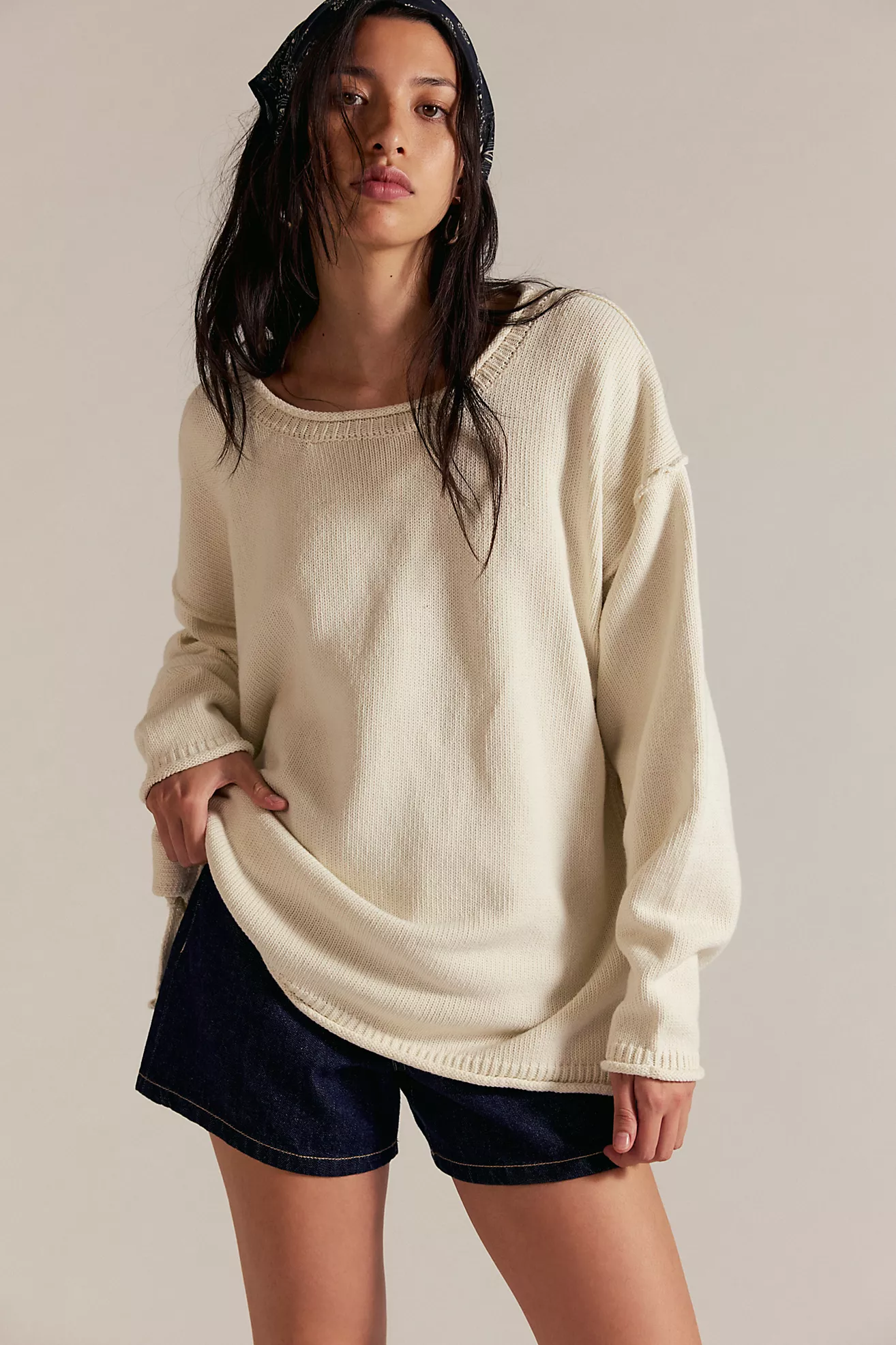 We the Free Ella Roll-Neck Knit Sweater