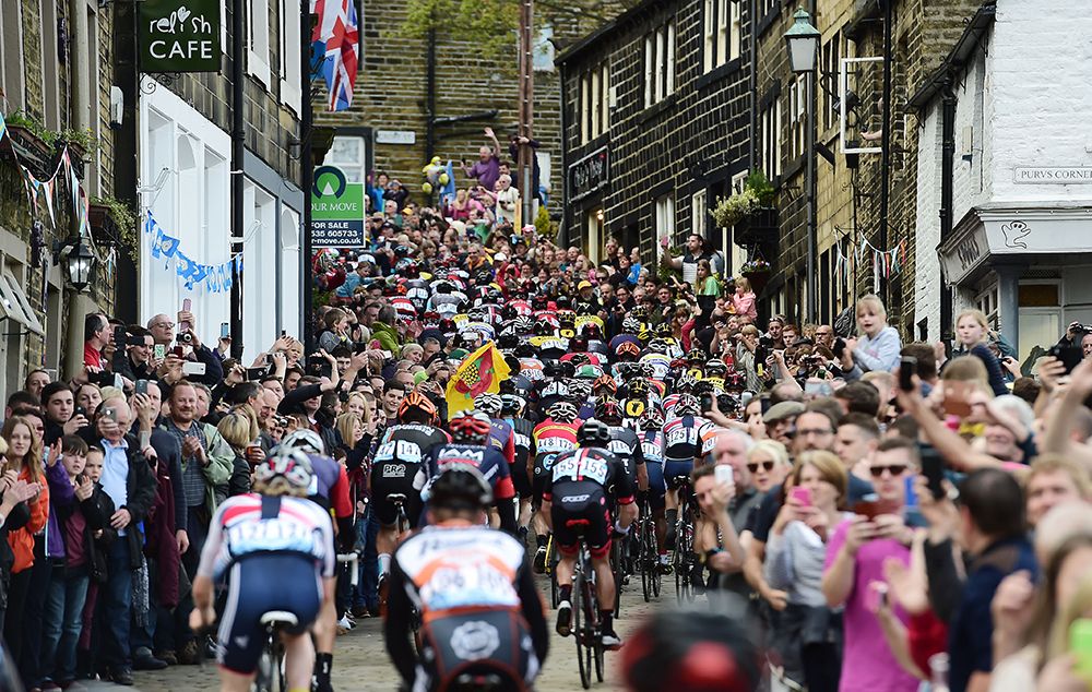 Is is the Cote de Saint Nicolas? No it's Main Street, Haworth