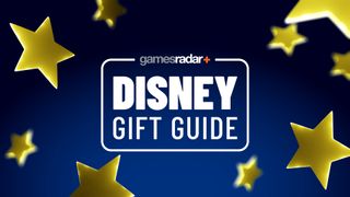 Disney gifts with stars on a blue background