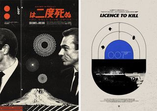 James Bond posters