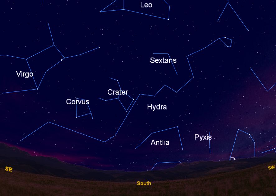 Cosmic Snake Star Pattern Now Slithering Across Night Sky | Space