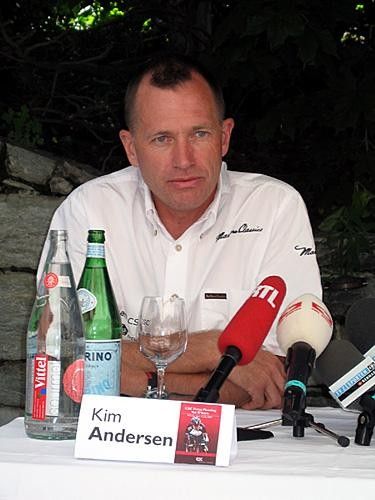 Directeur sportif Kim Anderson gave his assessment of the race so far.