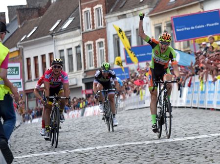 Xandro Meurisse (Crelan-Vastgoedservice) gets the stage win