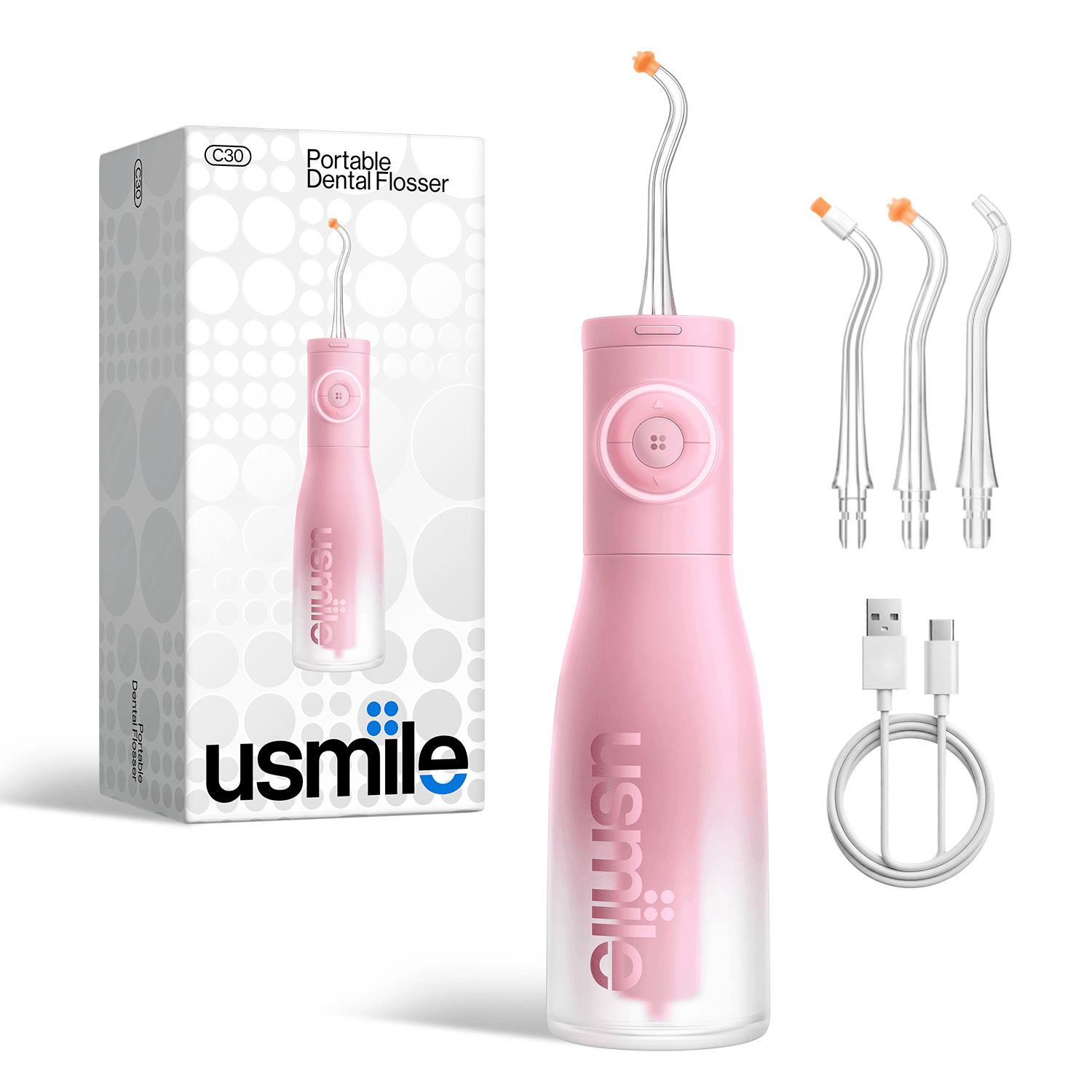 Usmile C30 Cordless Water Flosser &amp;ndash; Portable Oral Irrigator