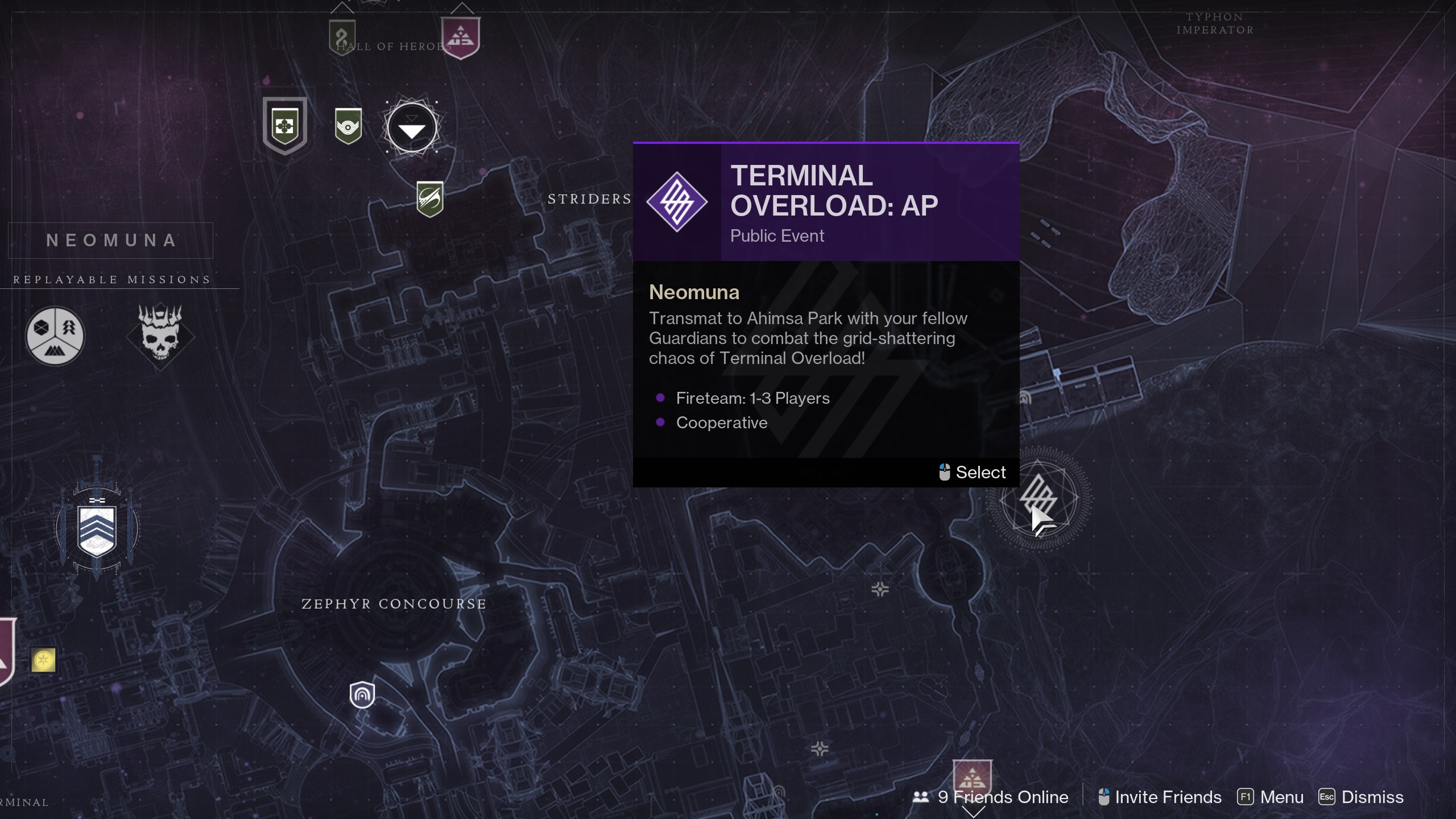Destiny 2 Terminal Overload Events on Maps