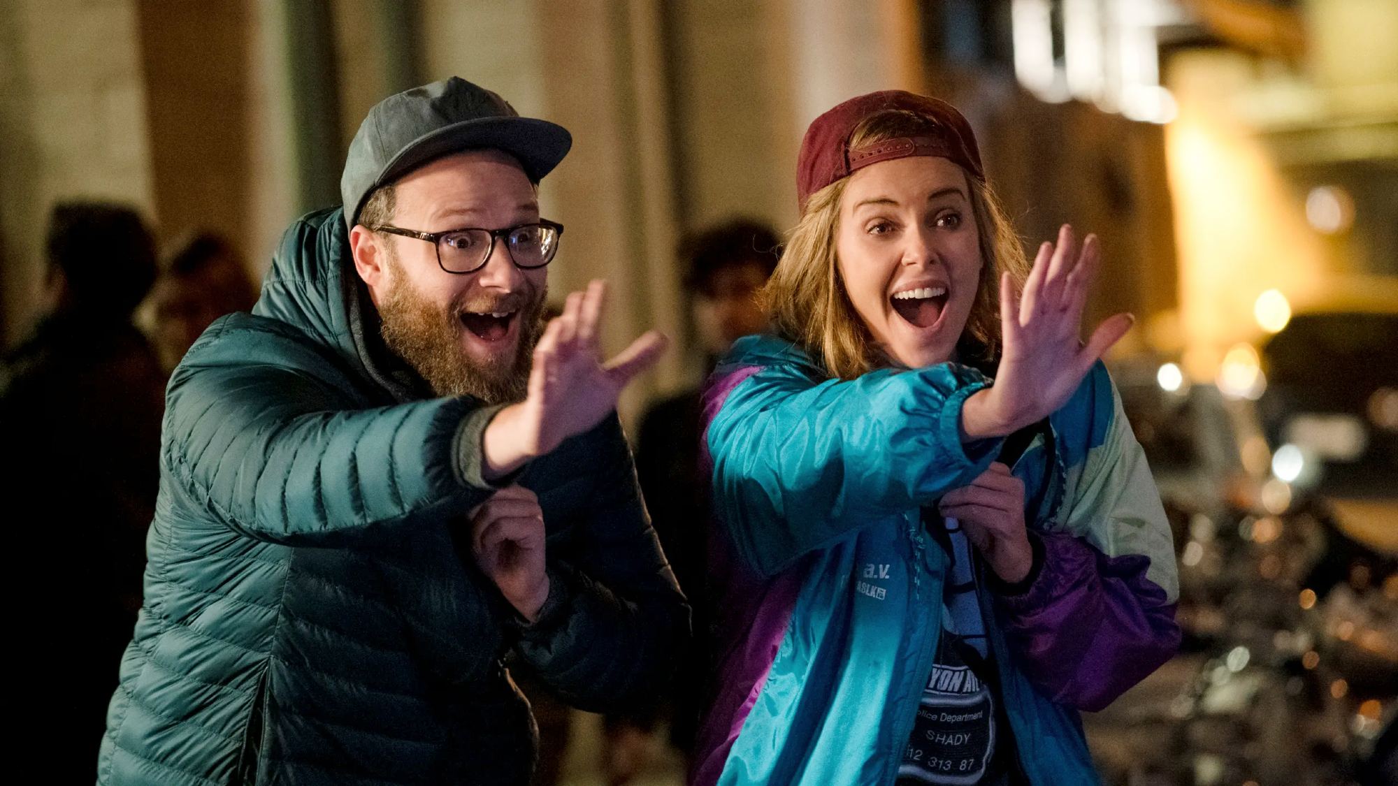 Seth Rogen and Charlize Theron in Long Shot