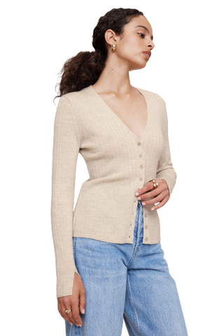 Banana Republic Ribbed Merino Cardigan (Was $100) 