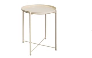 HollyHOME Tray Metal End Table