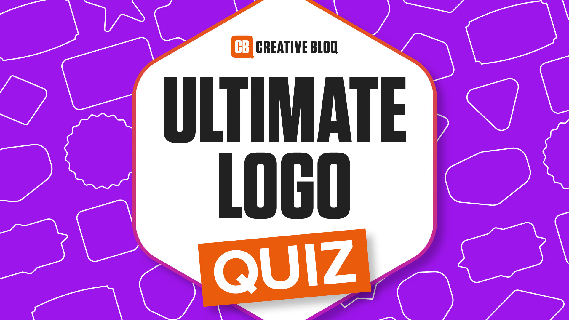 ultimate logo quiz on a purple background
