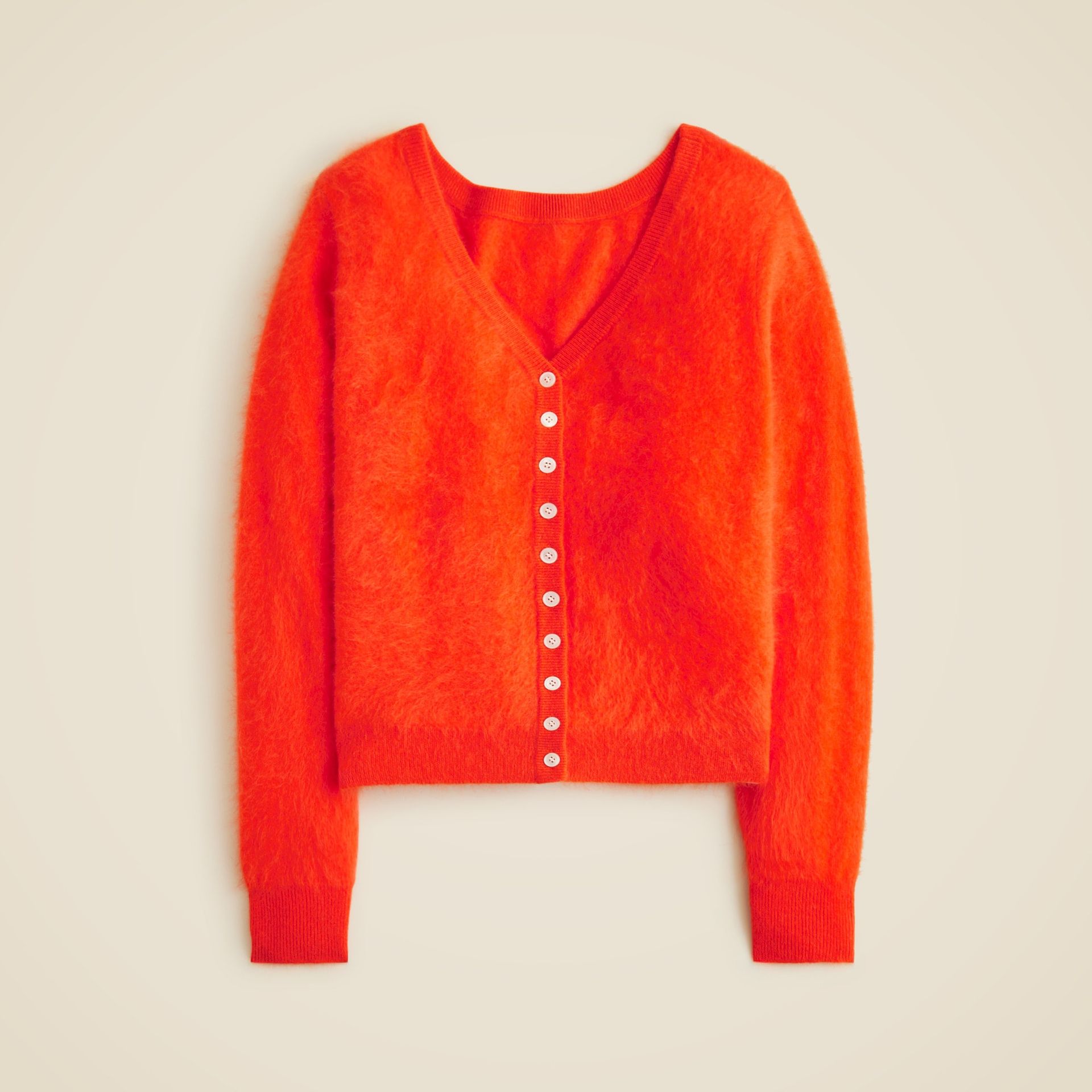 Brushed Cashmere Relaxed-Fit Reversible Cardigan
