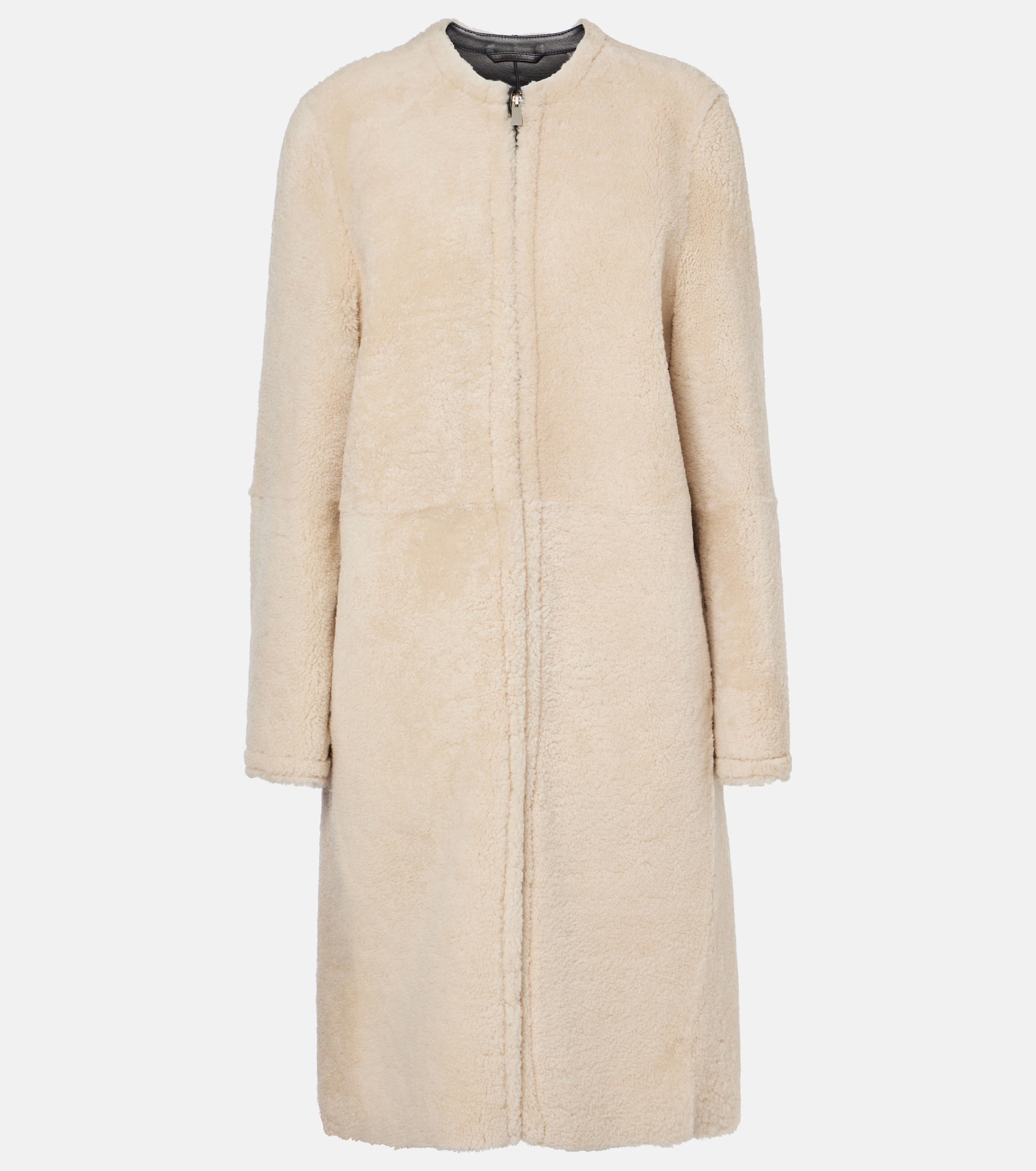 Barbour Ambani Teddy Coat, Beige/winter White