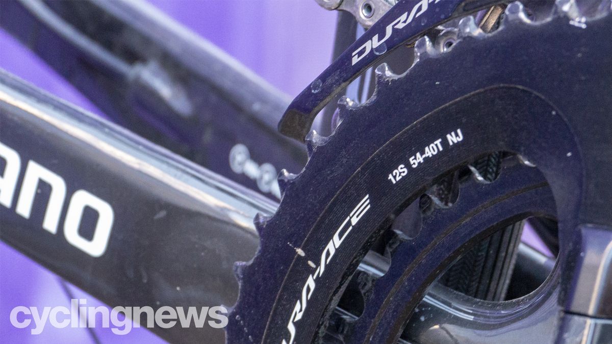 Podium bikes at the women's Omloop Het Nieuwsblad