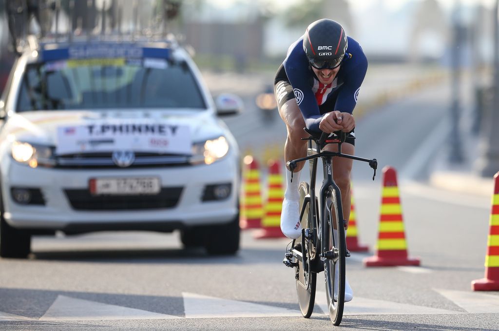 Taylor Phinney (USA) out on course