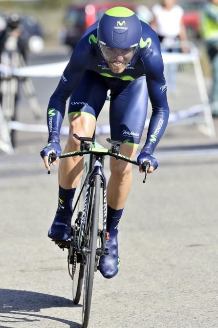 Alejandro Valverde (Movistar) started the Ruta del Sol with a bang as he won the prologue time trial