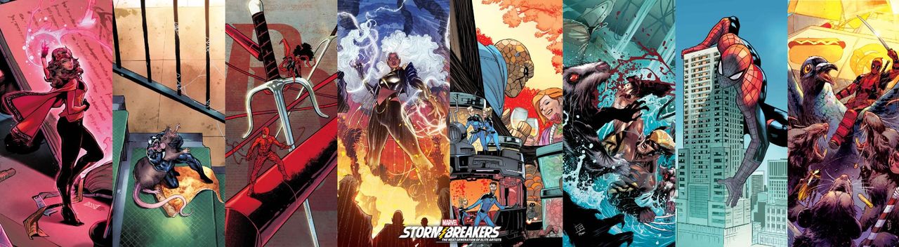 Marvel's Stormbreakers February 2023 variant covers