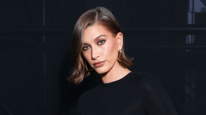 Hailey Bieber with a wavy bob