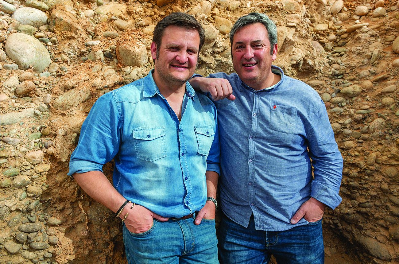 Ventisquero senior winemakers Alejandro Galaz and Felipe Tosso