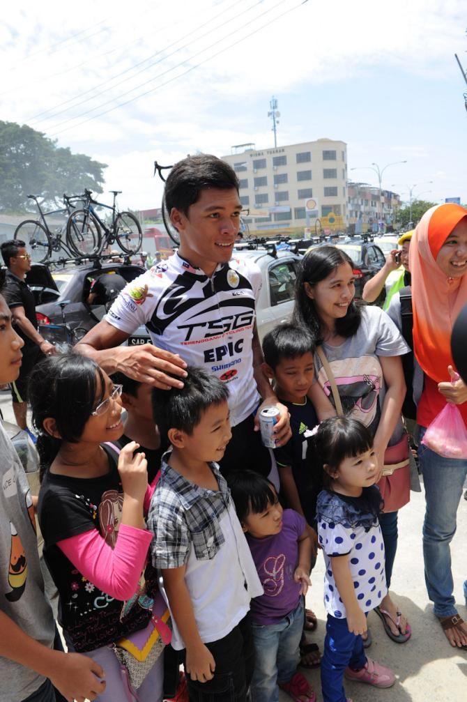 The Malaysian Terengganu team are always popular