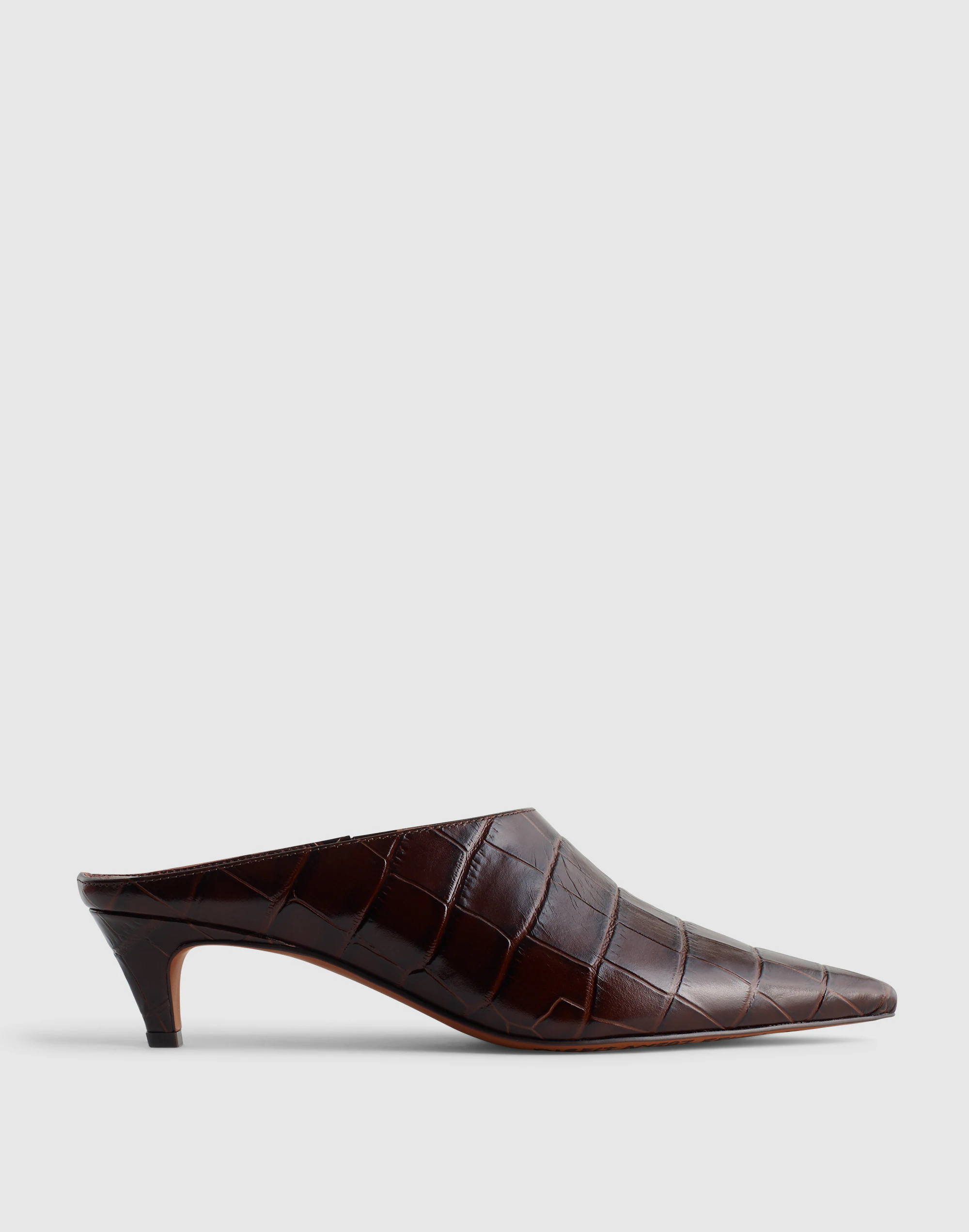 The Emilie Heeled Mule