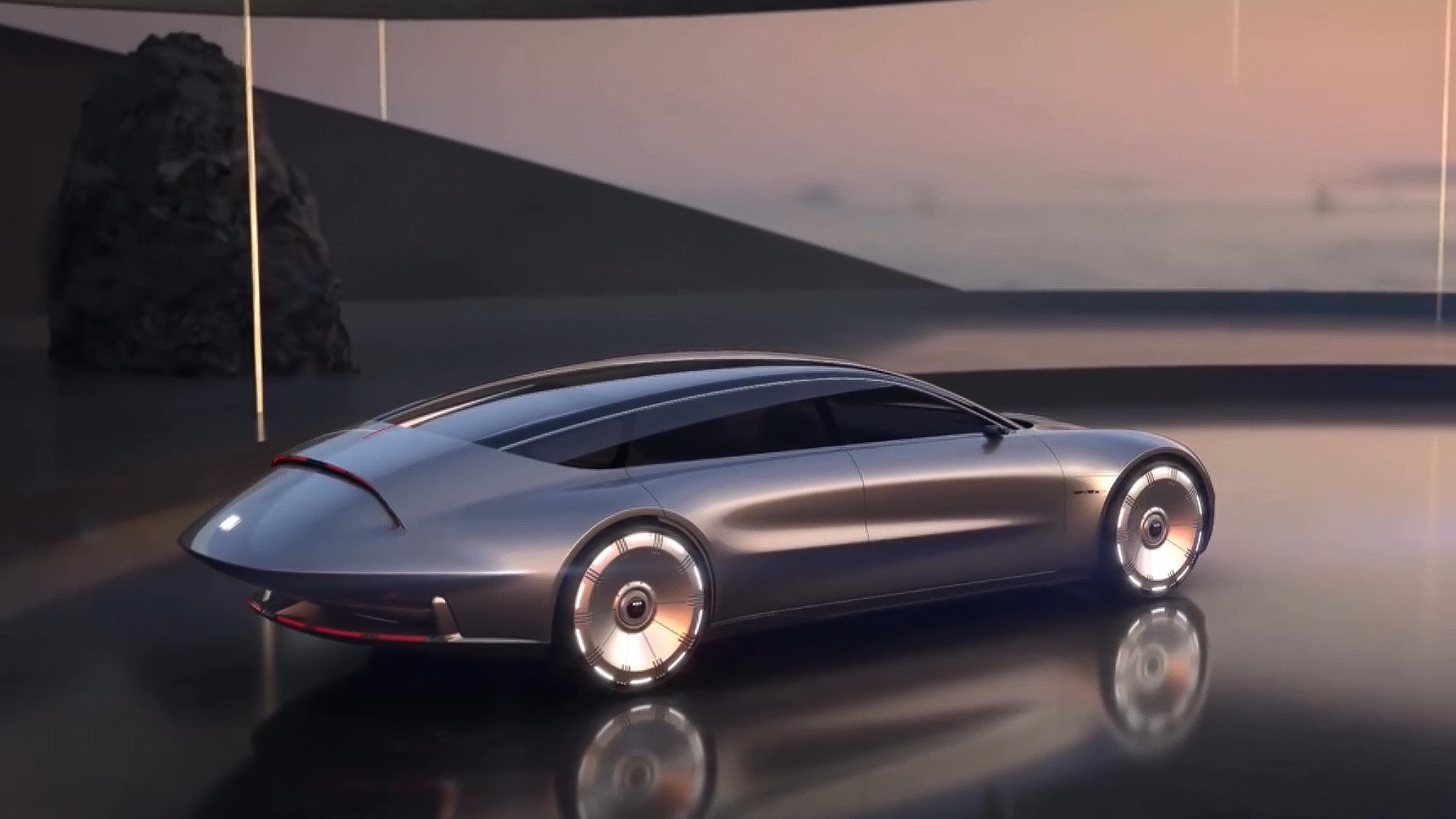 Buick Electra Orbit concept car from a variety if angles 