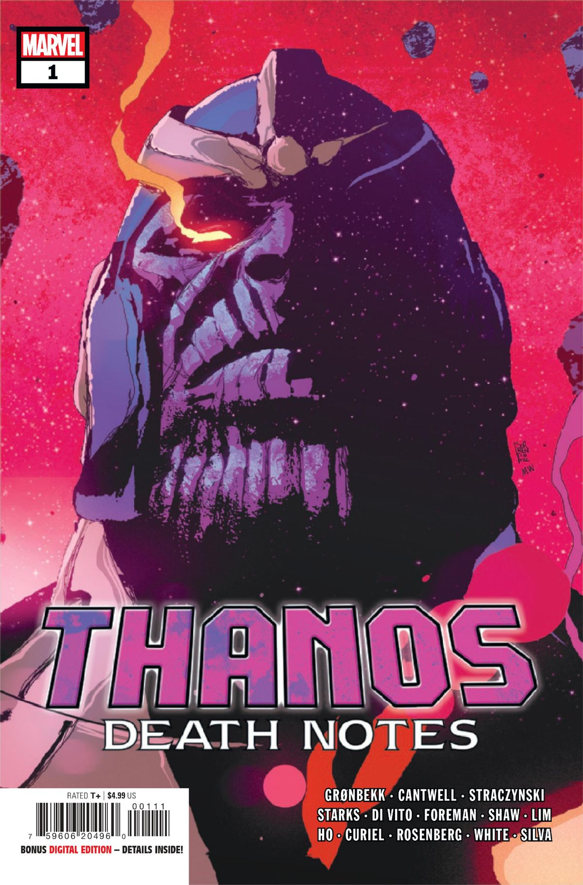 Thanos: Death Notes #1 art