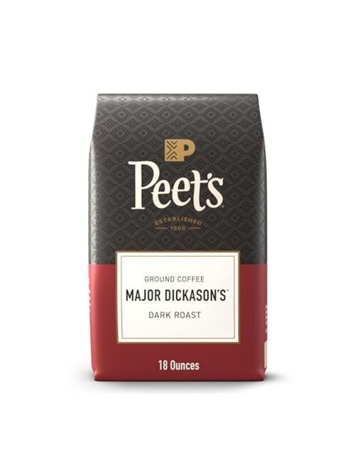 Ground Coffee Dark Roast, Major Dickason's Blend, 18 Ounces