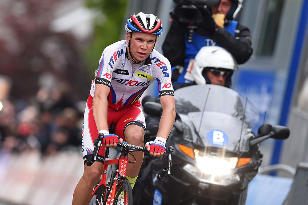 Egor Silin (Katusha) was third on the stage