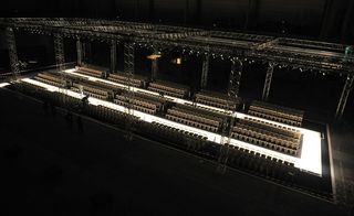 Yves Saint Laurent's show venue view