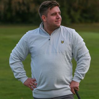 Lyle & Scott Golf Overlay Knit Jumper