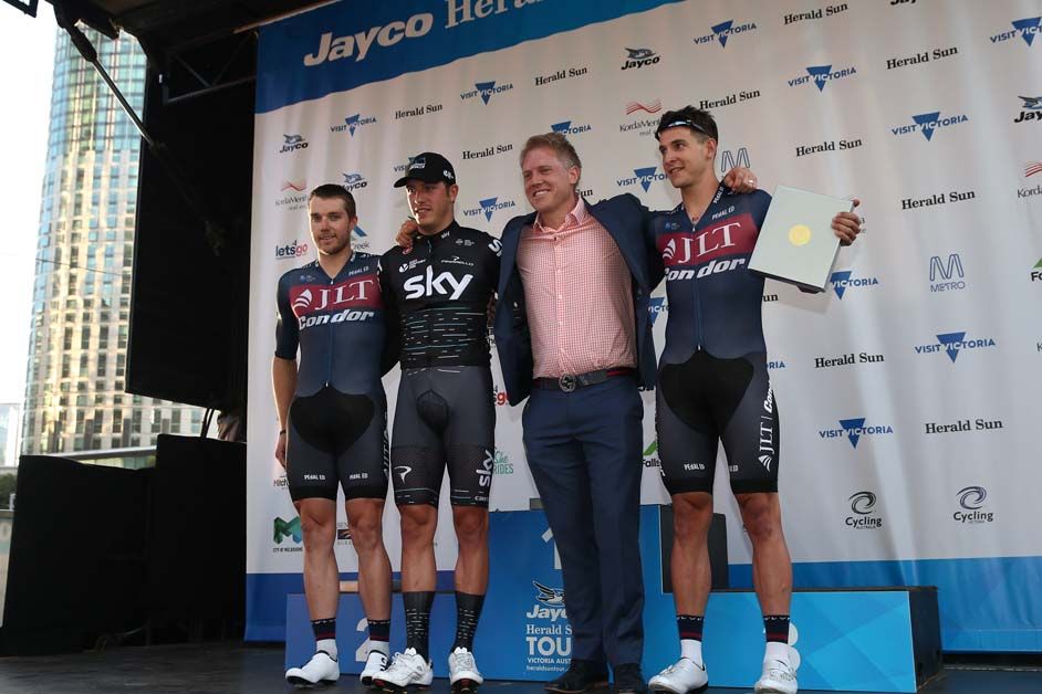 The top three on the podium