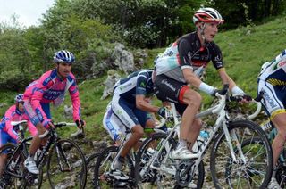 Andy Schleck had a tough day in the mountains