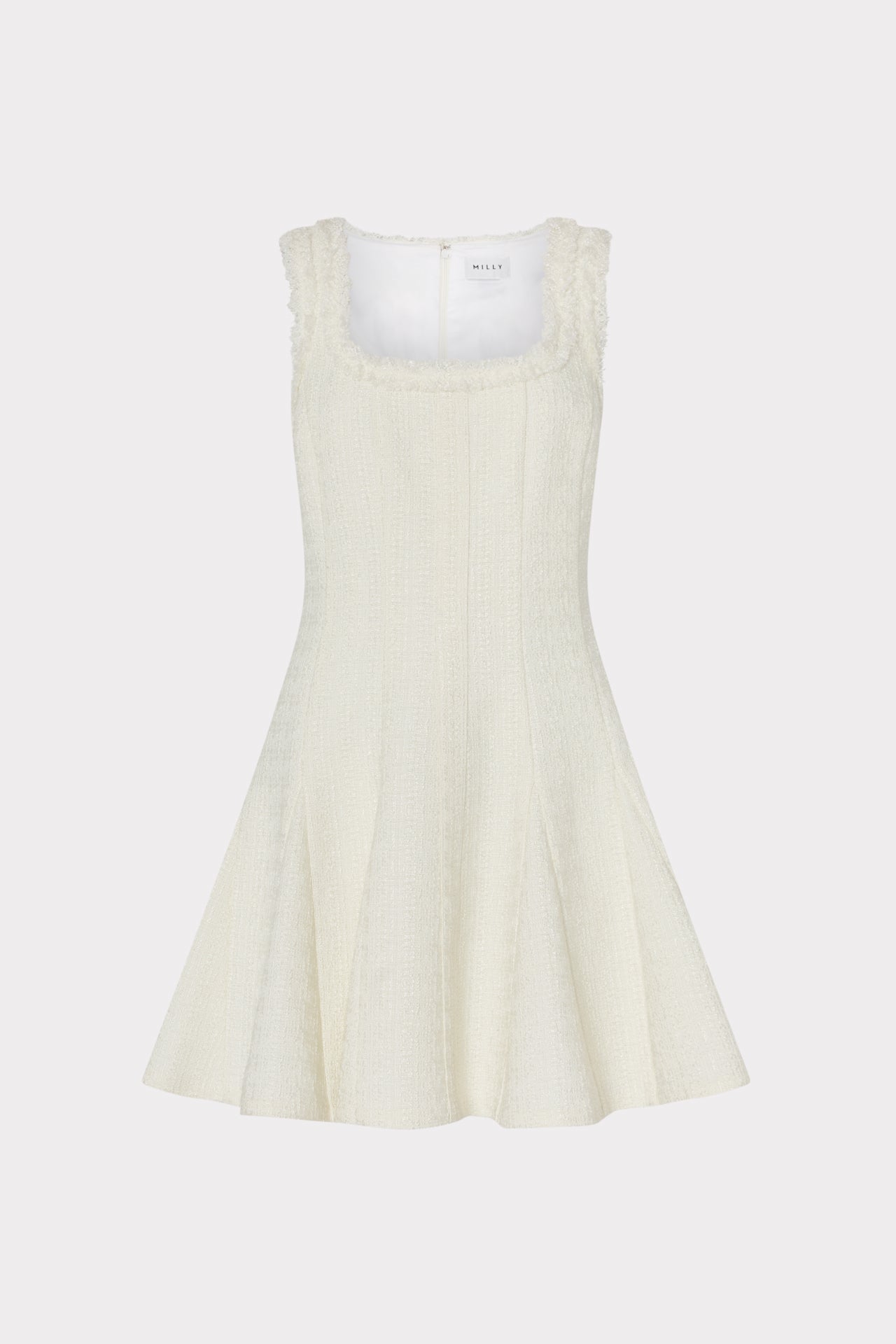 Juniper Boucle Mini Dress - Ecru