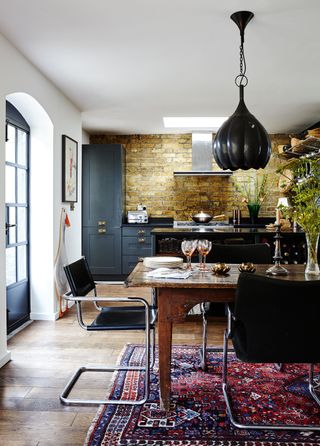 converted coach house kitchen diner
