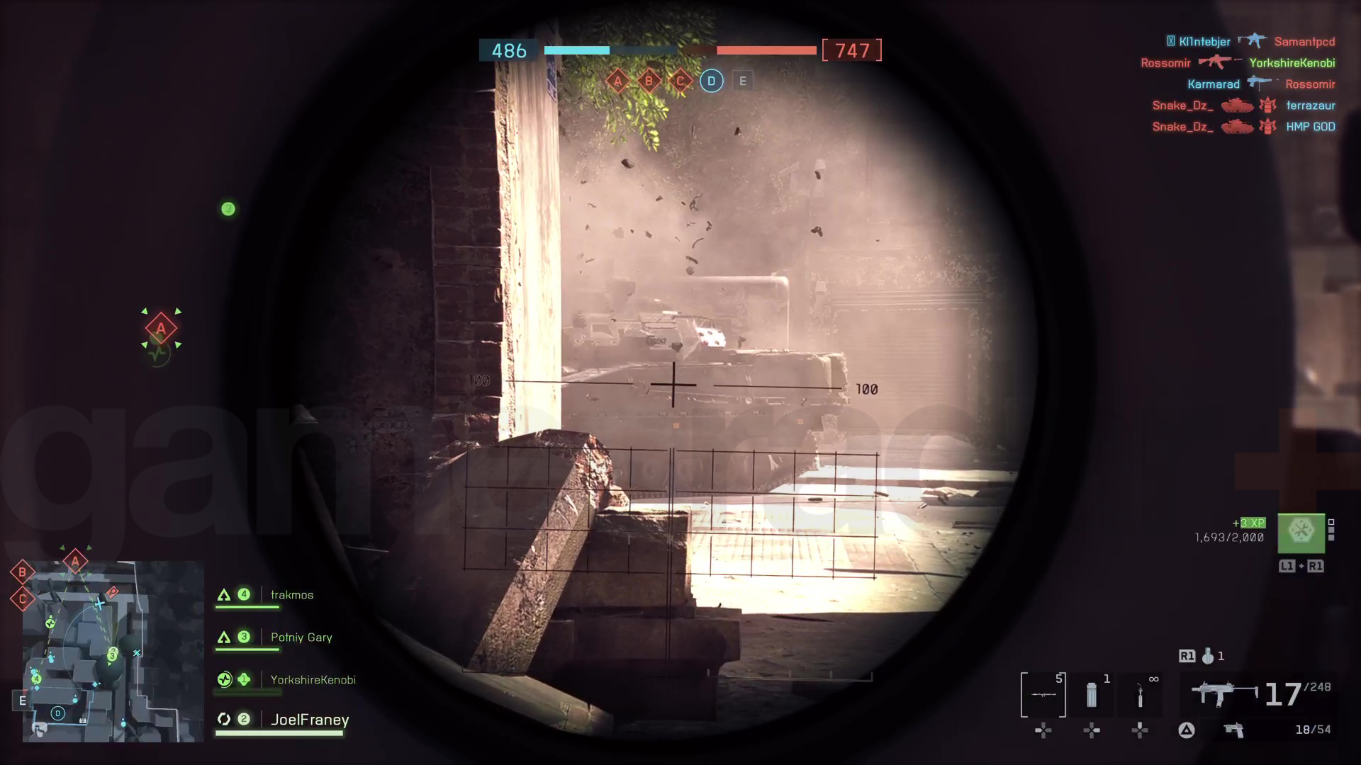 A Battlefield 6 Engineer aims an RPG at a tank
