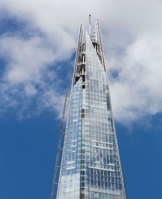 The Shard street view of tower
