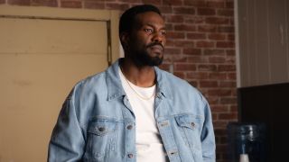 Simon Williams (Yahya Abdul-Mateen II) looks ahead in Wonder Man.