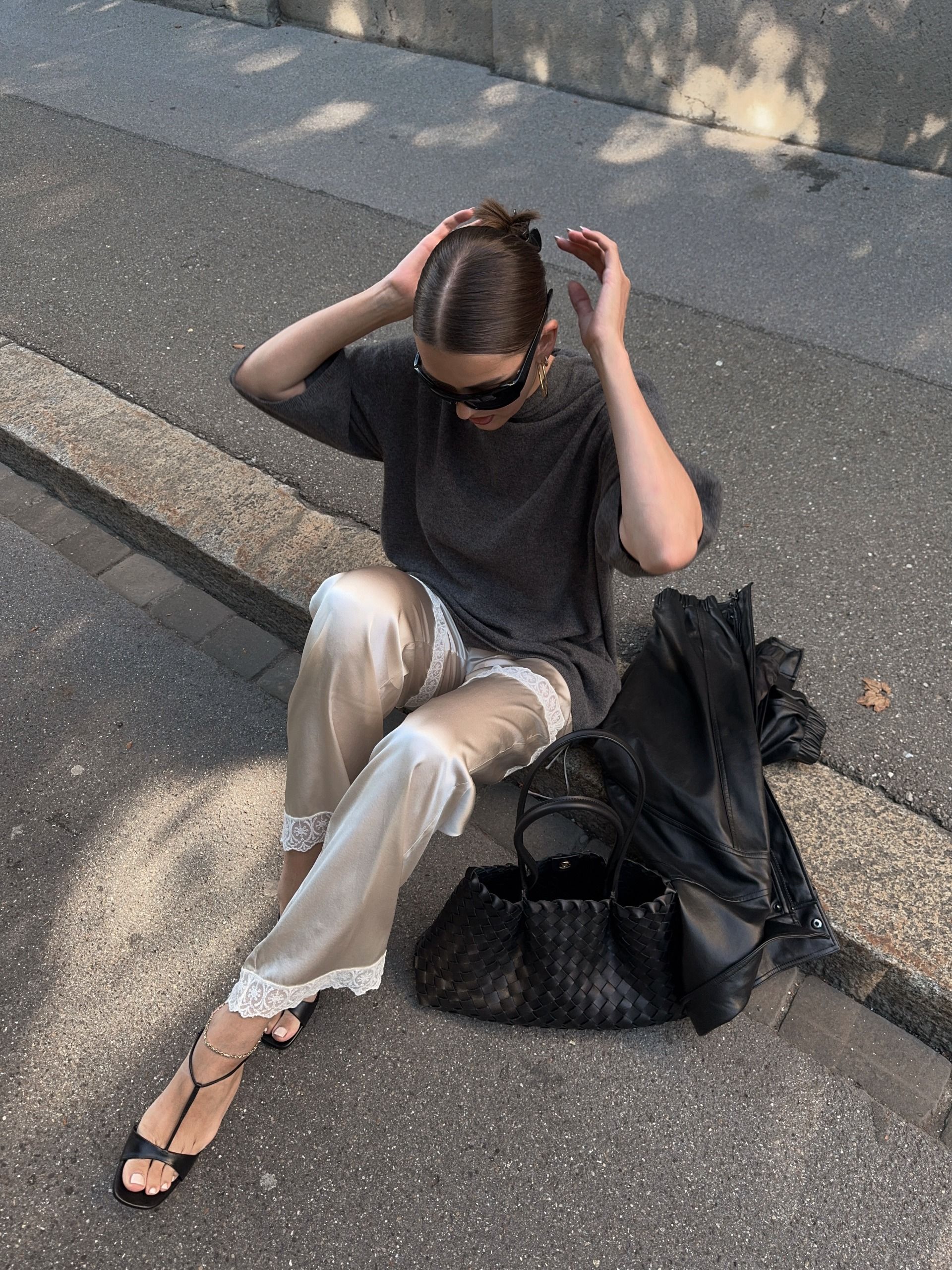 An image of a woman wearing put together fall outfit formula 2026