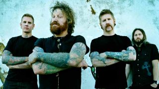 Mastodon posing for a photograph in 2009