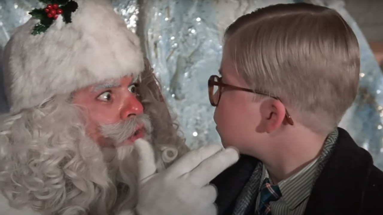 Ralph meets Santa in a Christmas story