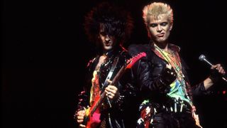 Steve with Billy Idol in 1984