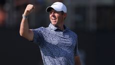Rory McIlroy at the Dubai Desert Classic