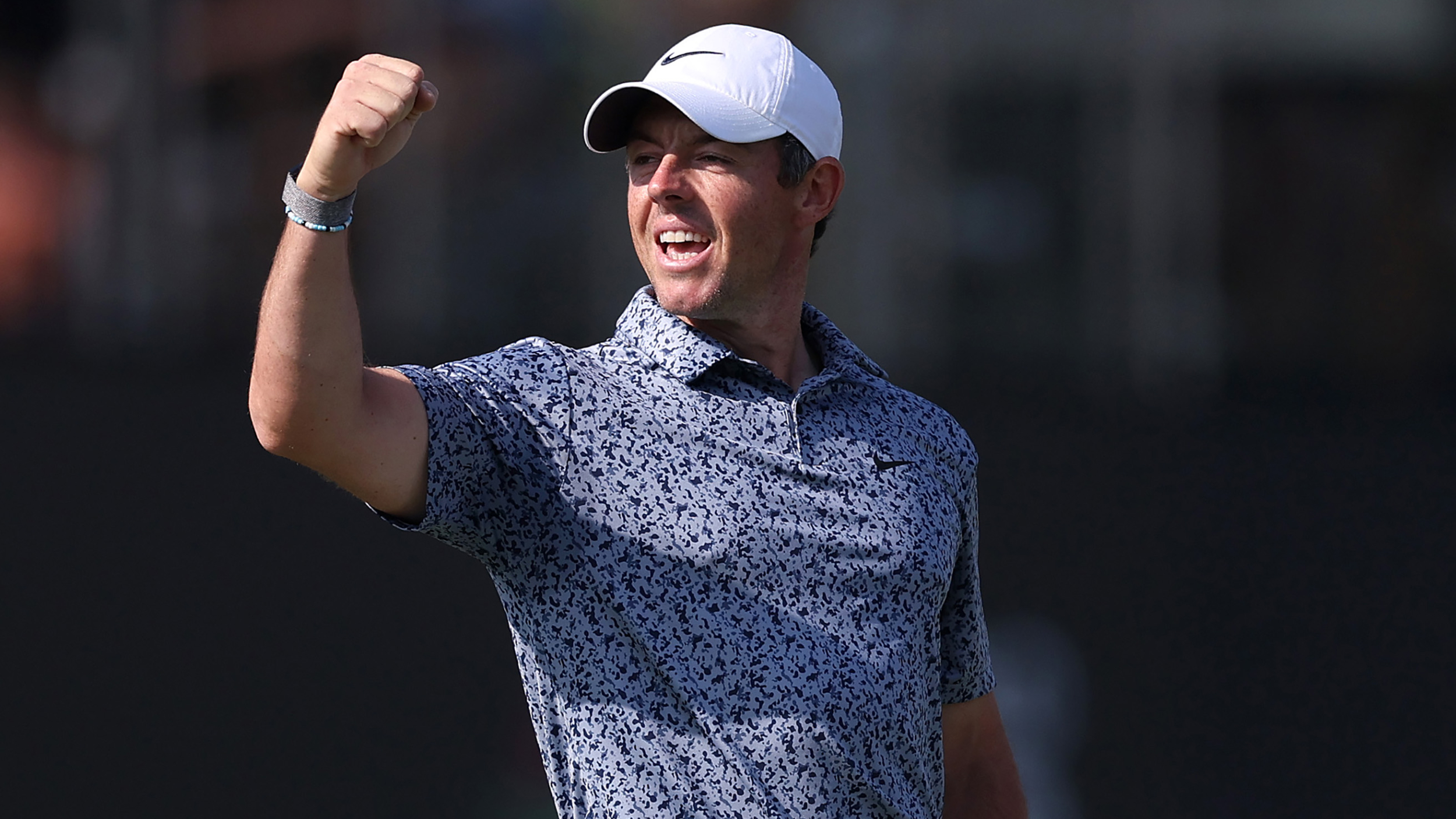 Rory McIlroy at the Dubai Desert Classic
