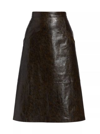 Kobi Halperin, Zadie Faux Leather Midi-Skirt