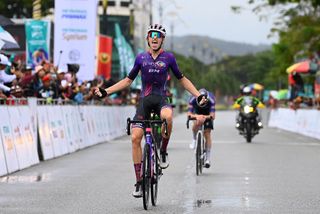 Alex Molenaar of The Netherlands and Team BurgosBH celebrates stage 8 victory in Le Tour de Langkawi 2022 