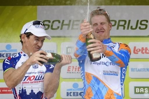 It's bubbly time for Tyler Farrar (Garmin - Transitions)