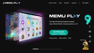 Website screenshot for MEmu Play